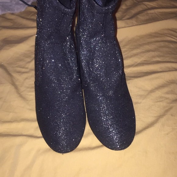 Black glitter heels - Picture 2 of 2